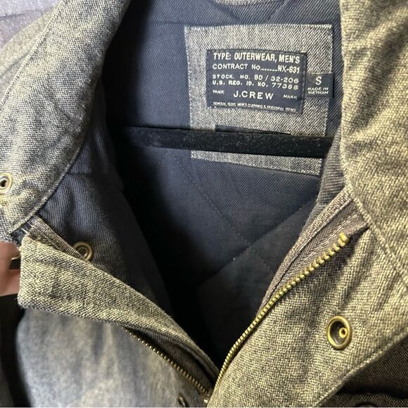 J Crew Mens Sussex Quilted Jacket size small utility barn coat - Picture 7 of 12